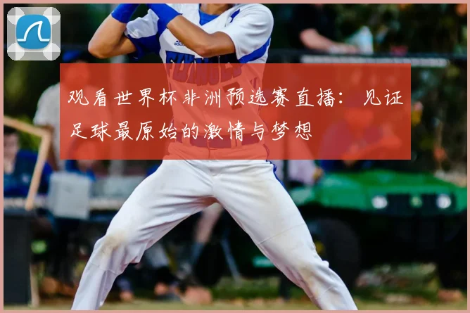 观看世界杯非洲预选赛直播：见证足球最原始的激情与梦想