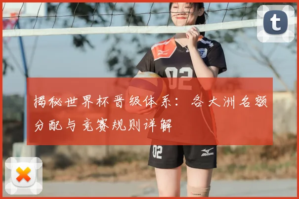 揭秘世界杯晋级体系：各大洲名额分配与竞赛规则详解